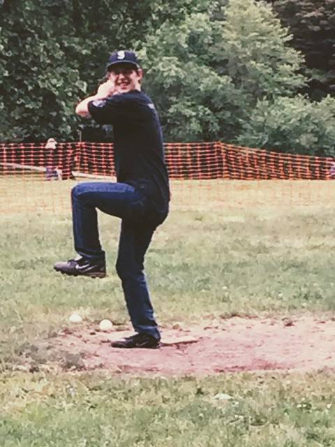 Matt giddily preparing his eephus